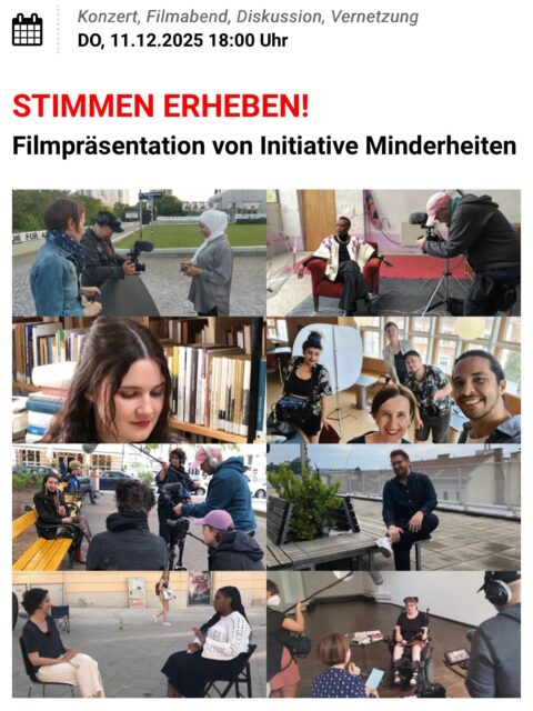 ✨
✨STIMMEN ERHEBEN am 11.12 im Amerlinghaus ❤️

Um 18 Uhr: Film & Talk mit @initiative_minderheiten 

Um 21 Uhr: Konzert mit @dschurdschuna 

📍 Amerlinghaus @amerlinghaus: Raum 4 (unten links)

„In einer Zeit, in der weltweit Autokraten und Diktatoren aufkommen, müssen wir uns solidarisieren und laut unsere Stimmen hörbar machen.“ ( Konzept: @elif_bilici86 )

🙏🏽Eintritt frei, Spenden willkommen 😊

🙏🏽Danke an @amerlinghaus ❤️🙌🏽🙏🏽
